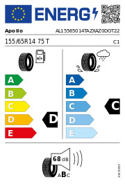 Apollo amazer dot22 155 65 - amazer, 155/65